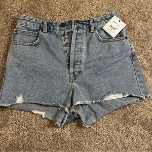 O’Neill Denim Shorts Lanisa Women’s Size 28 NTW 100% Cotton‎